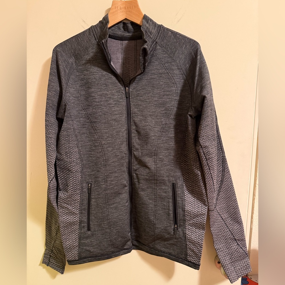 Lululemon Gray Full-Zip Jacket size 10